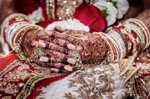 Amer henna hands detail by Resh Rall Wedding Photography, Leeds